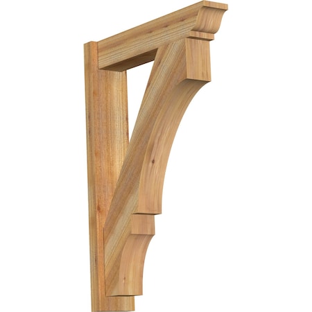 Ekena Millwork Balboa Traditional Rough Sawn Outlooker, Western Red Cedar, 6"W x 26"D x 38"H OUT06X26X38BOA01RWR